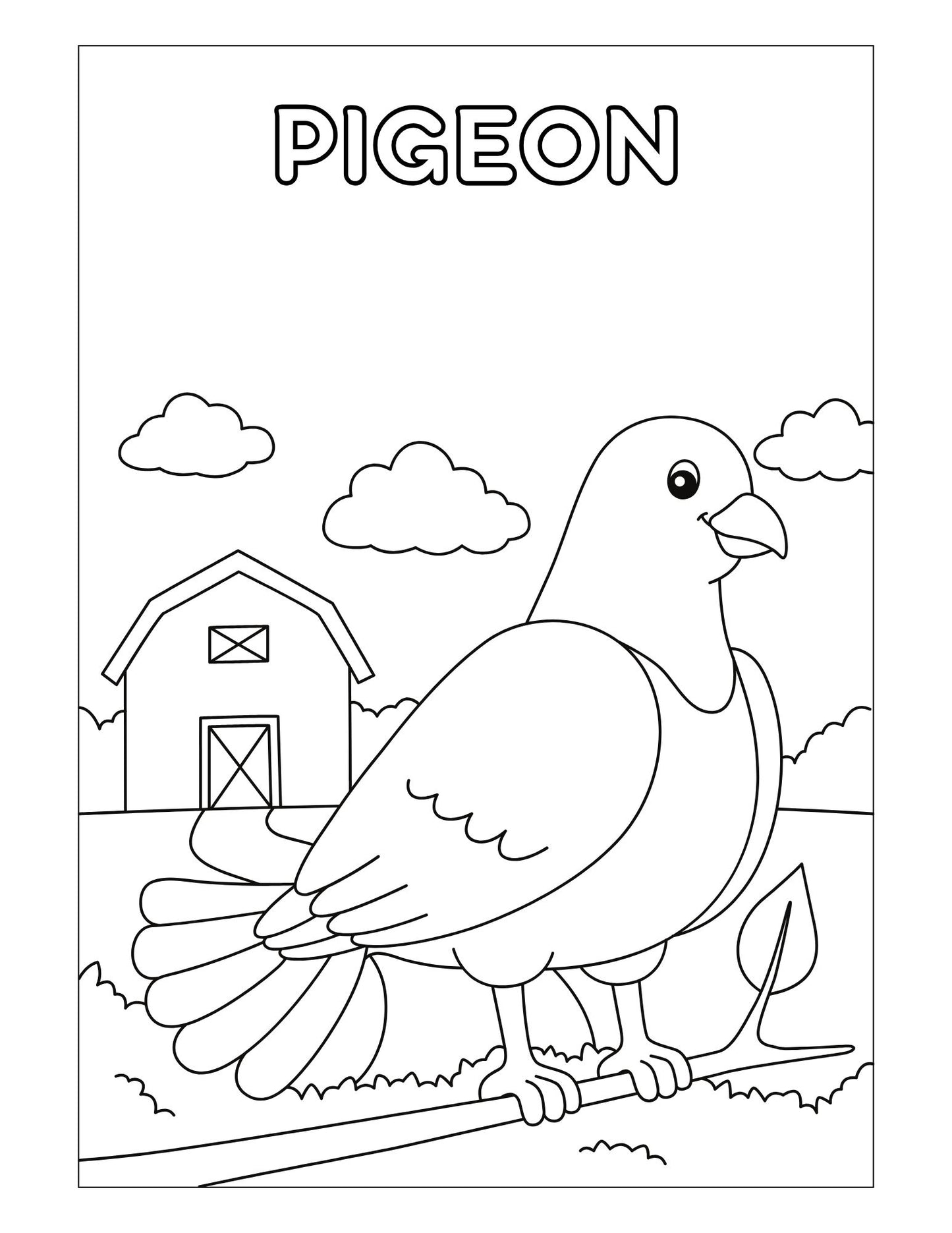 In The Garden Printable Coloring Sheets