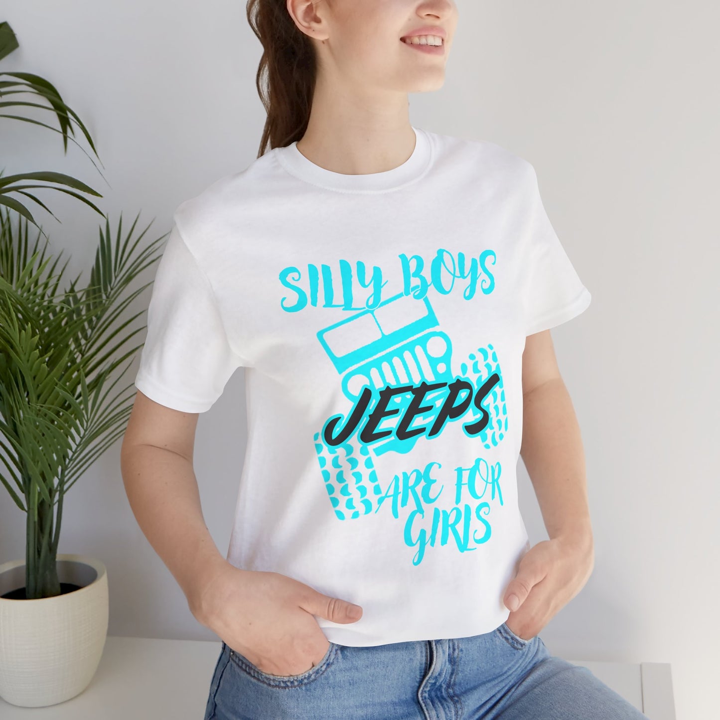 Silly Boys - Jeeps Are for Girls (Neon Blue)