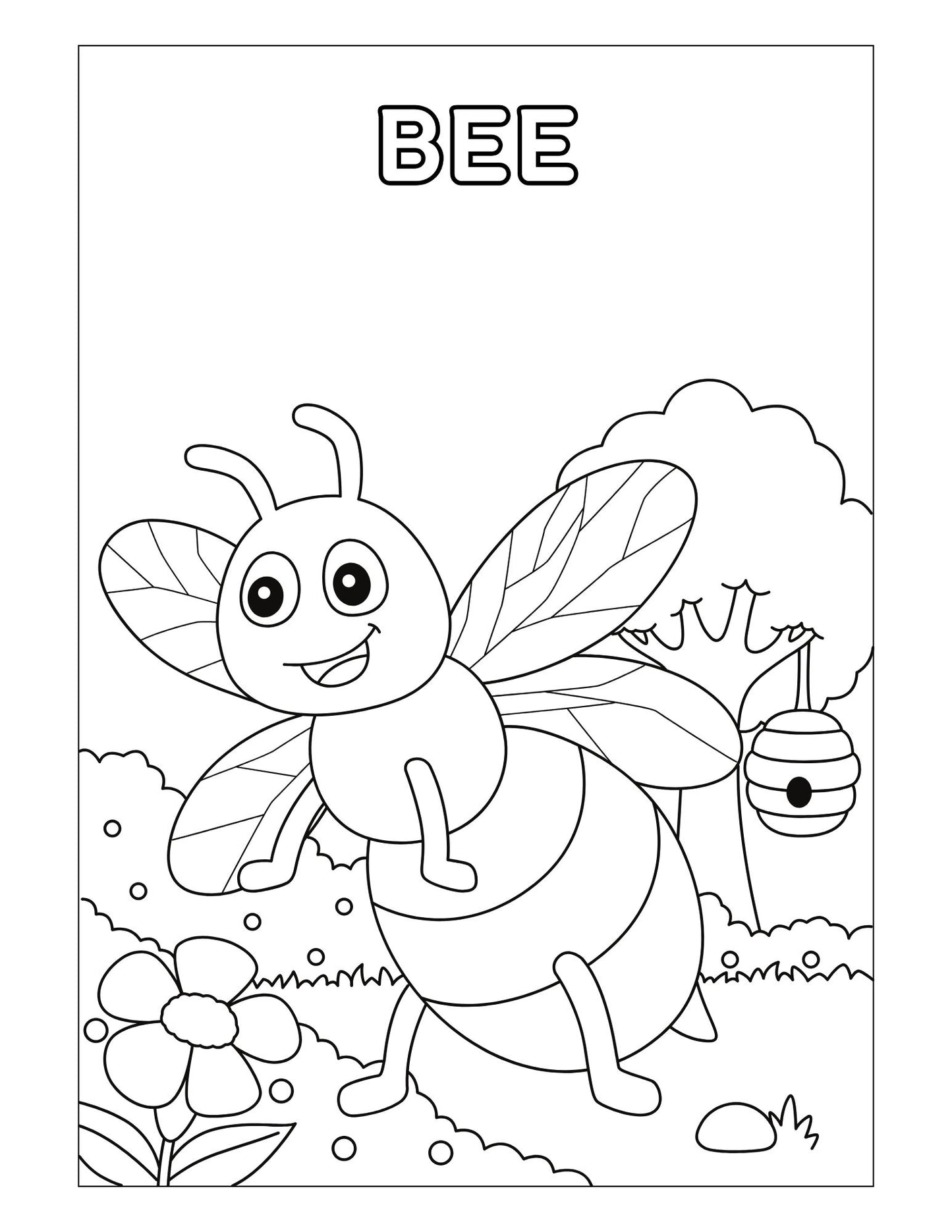 In The Garden Printable Coloring Sheets