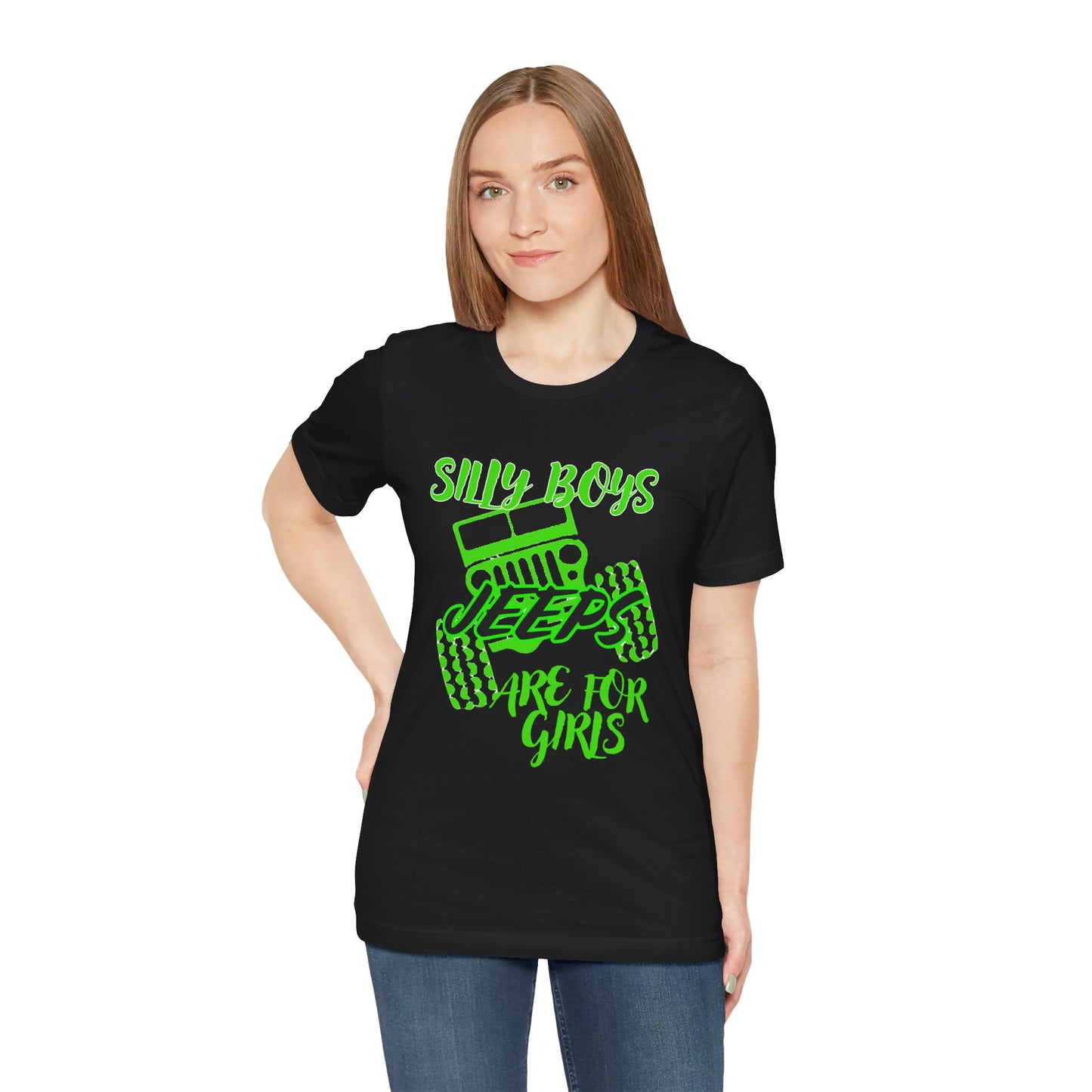 Silly Boys - Jeeps Are for Girls (Neon Green)