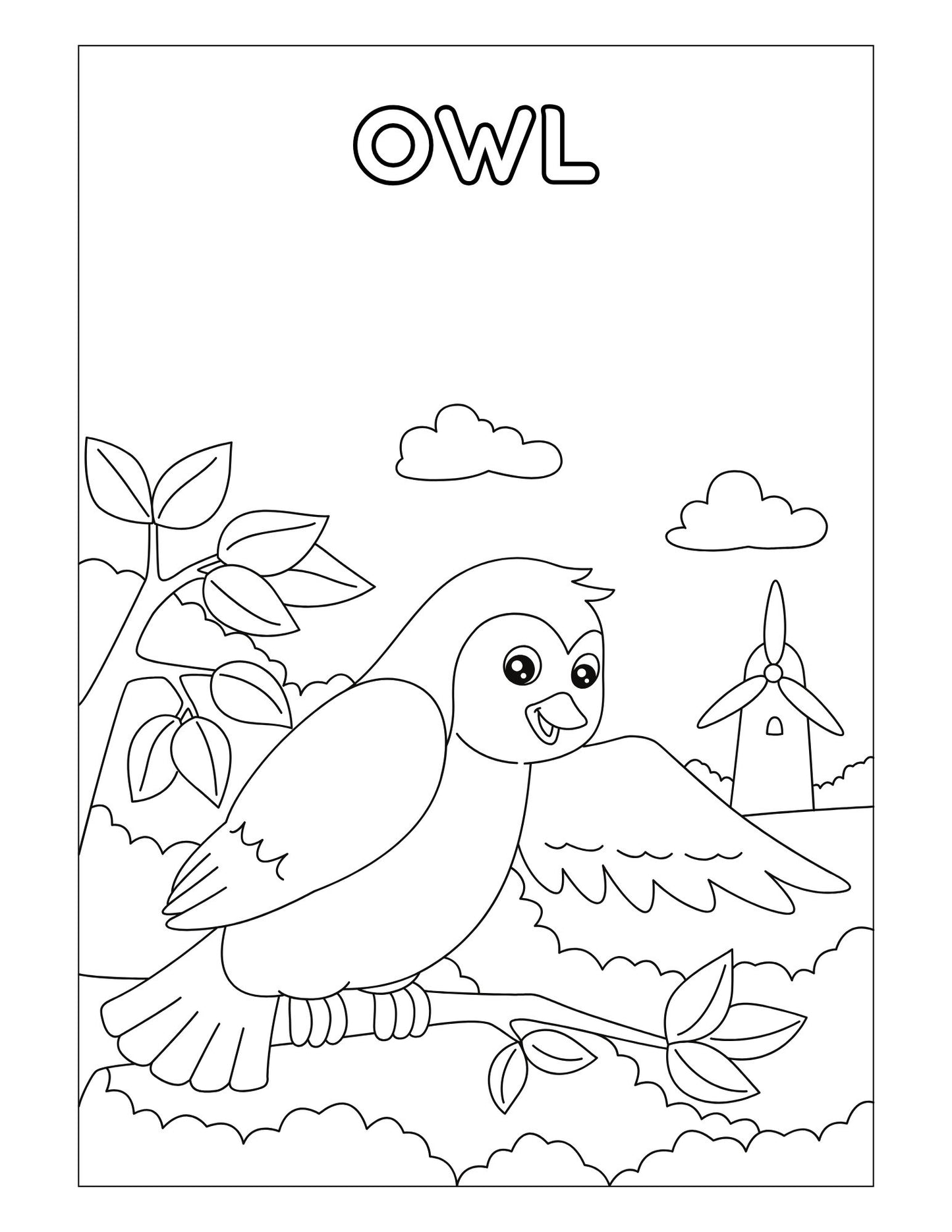 In The Garden Printable Coloring Sheets