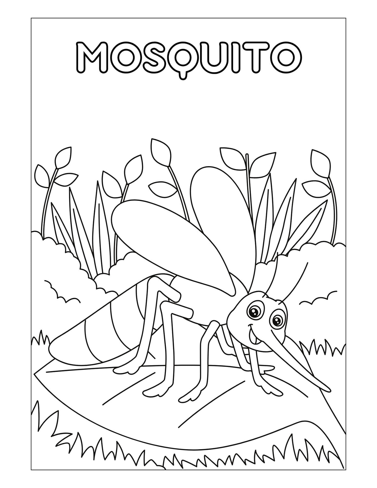 In The Garden Printable Coloring Sheets