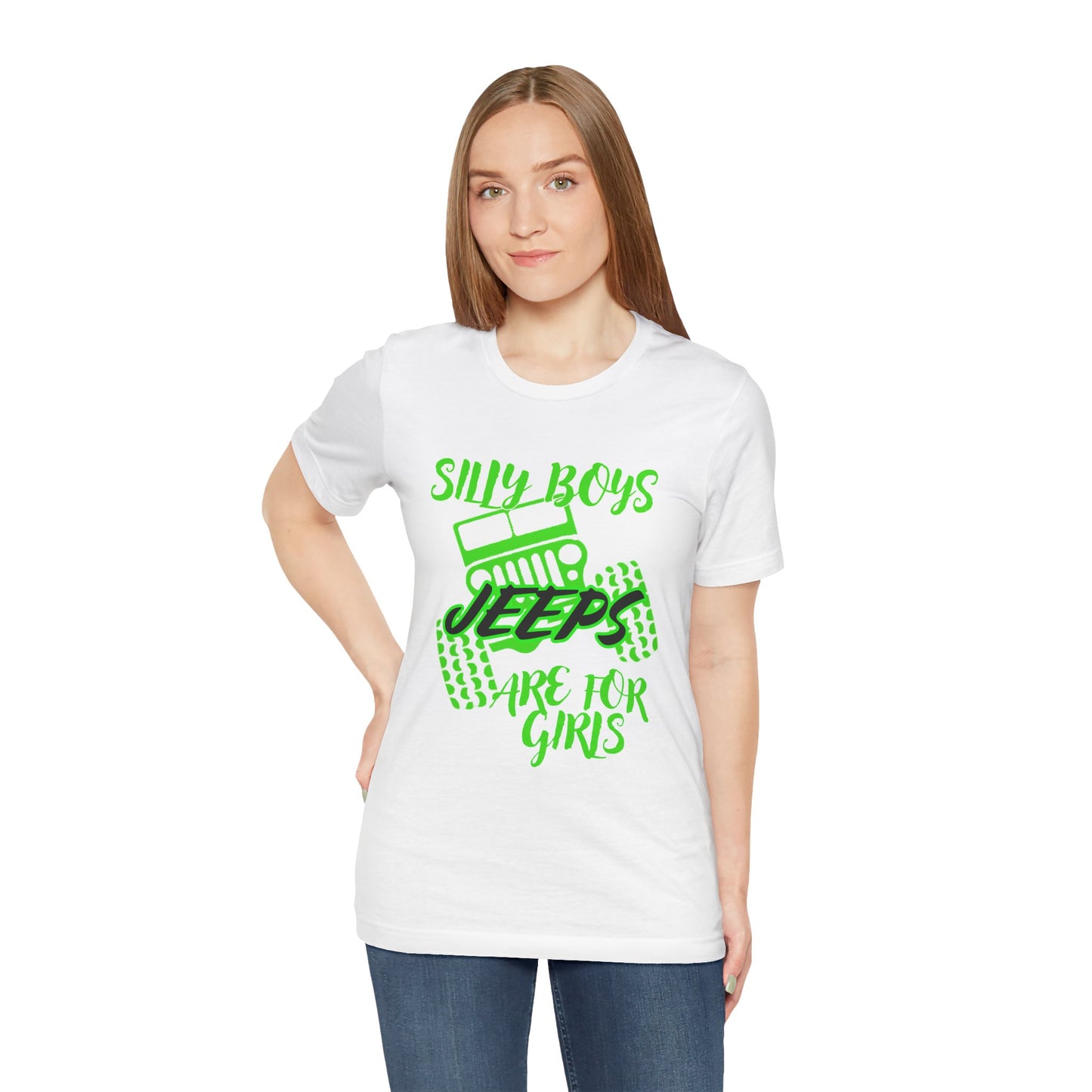 Silly Boys - Jeeps Are for Girls (Neon Green)