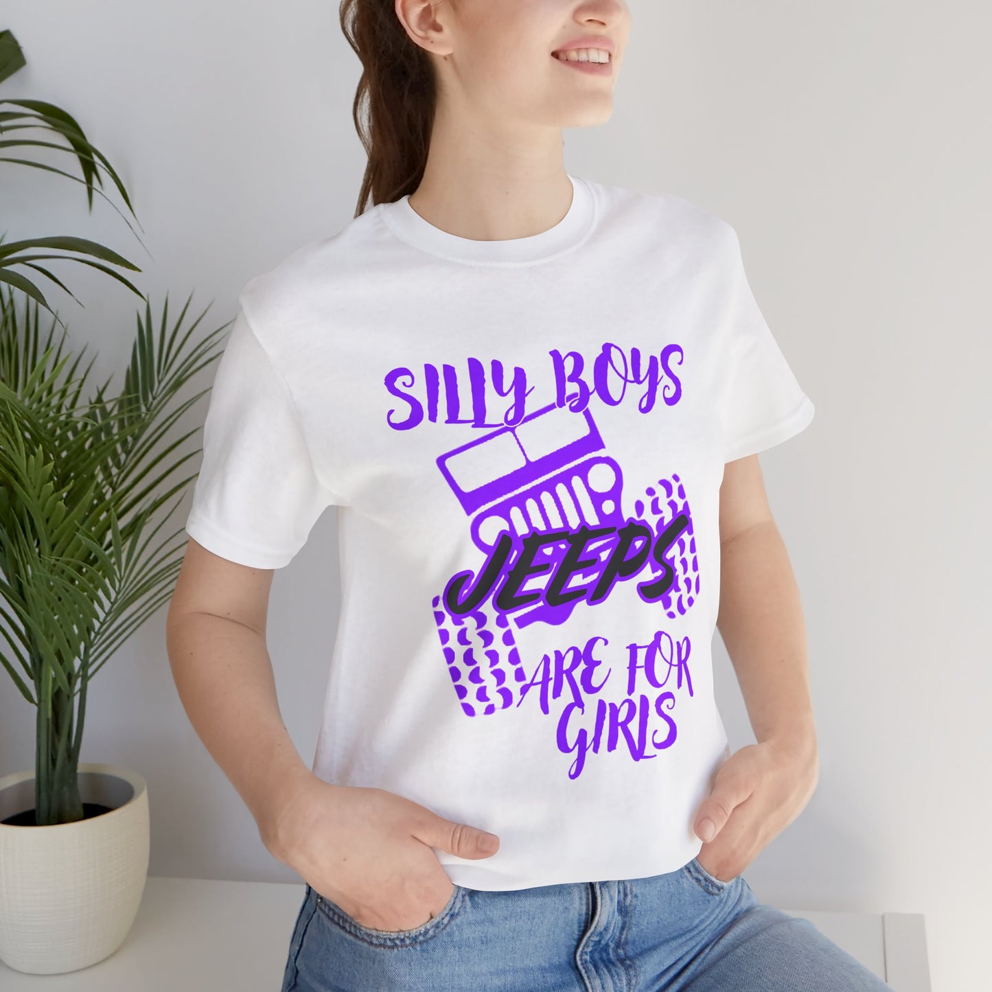 Silly Boys - Jeeps Are for Girls (Neon Purple)