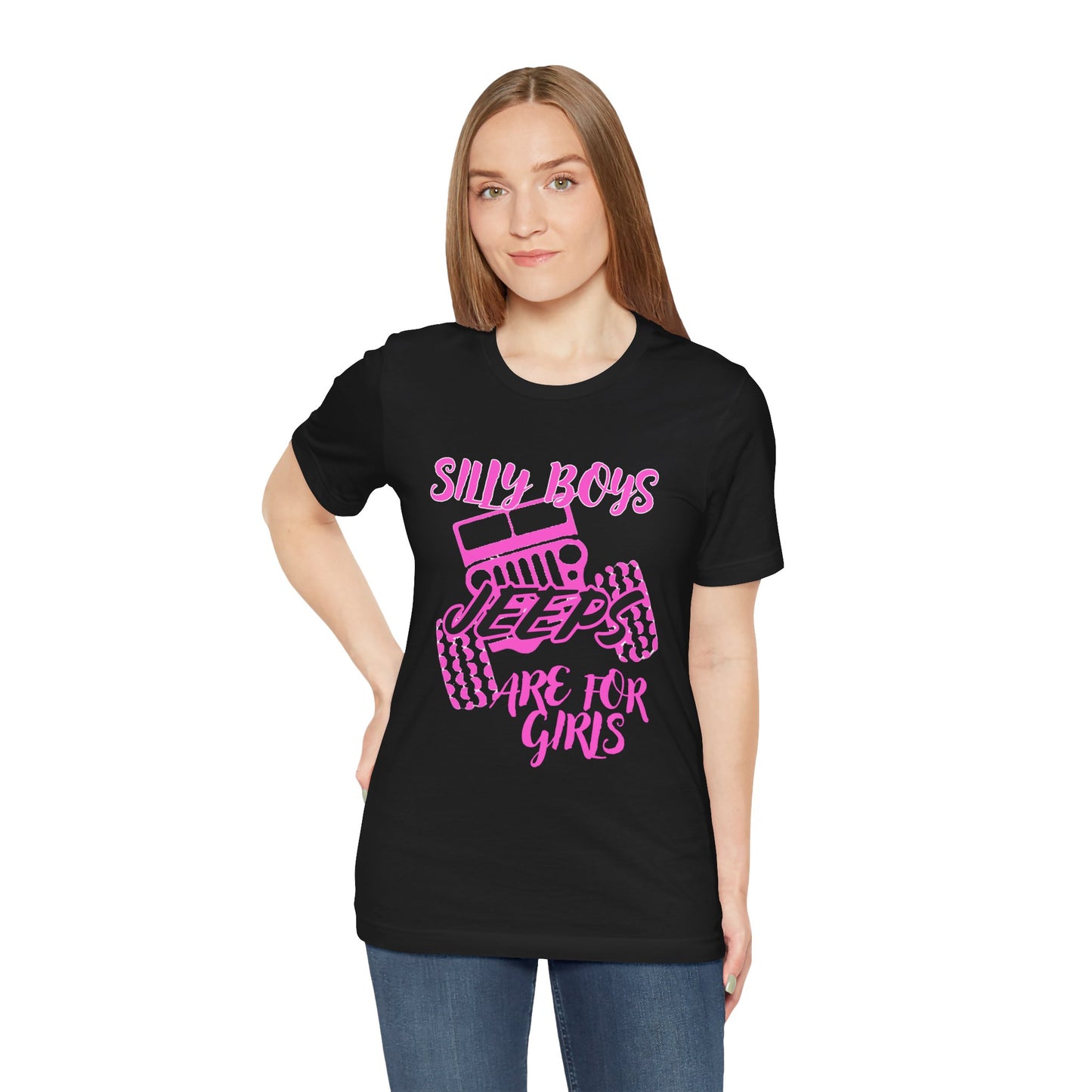 Silly Boys - Jeeps Are for Girls (Neon Pink)
