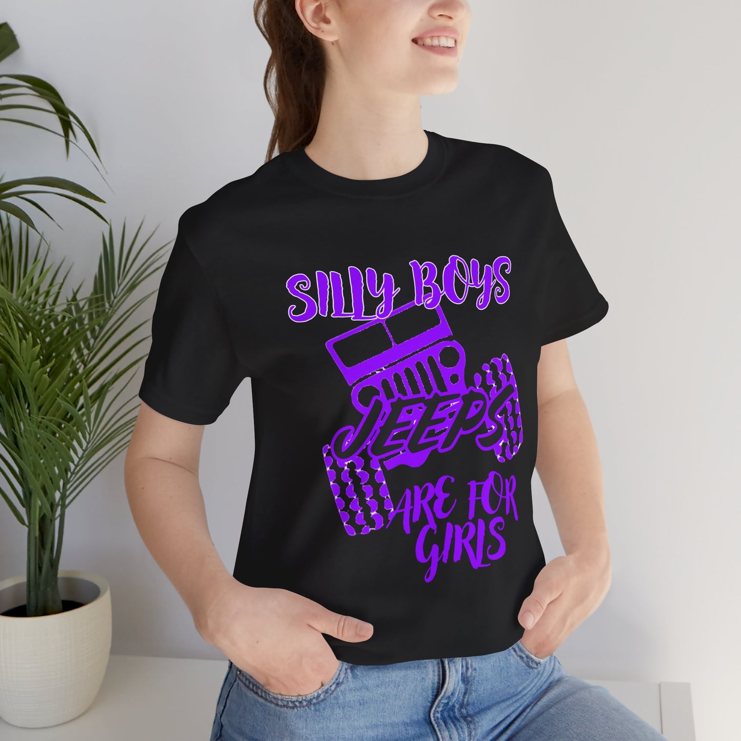Silly Boys - Jeeps Are for Girls (Neon Purple)