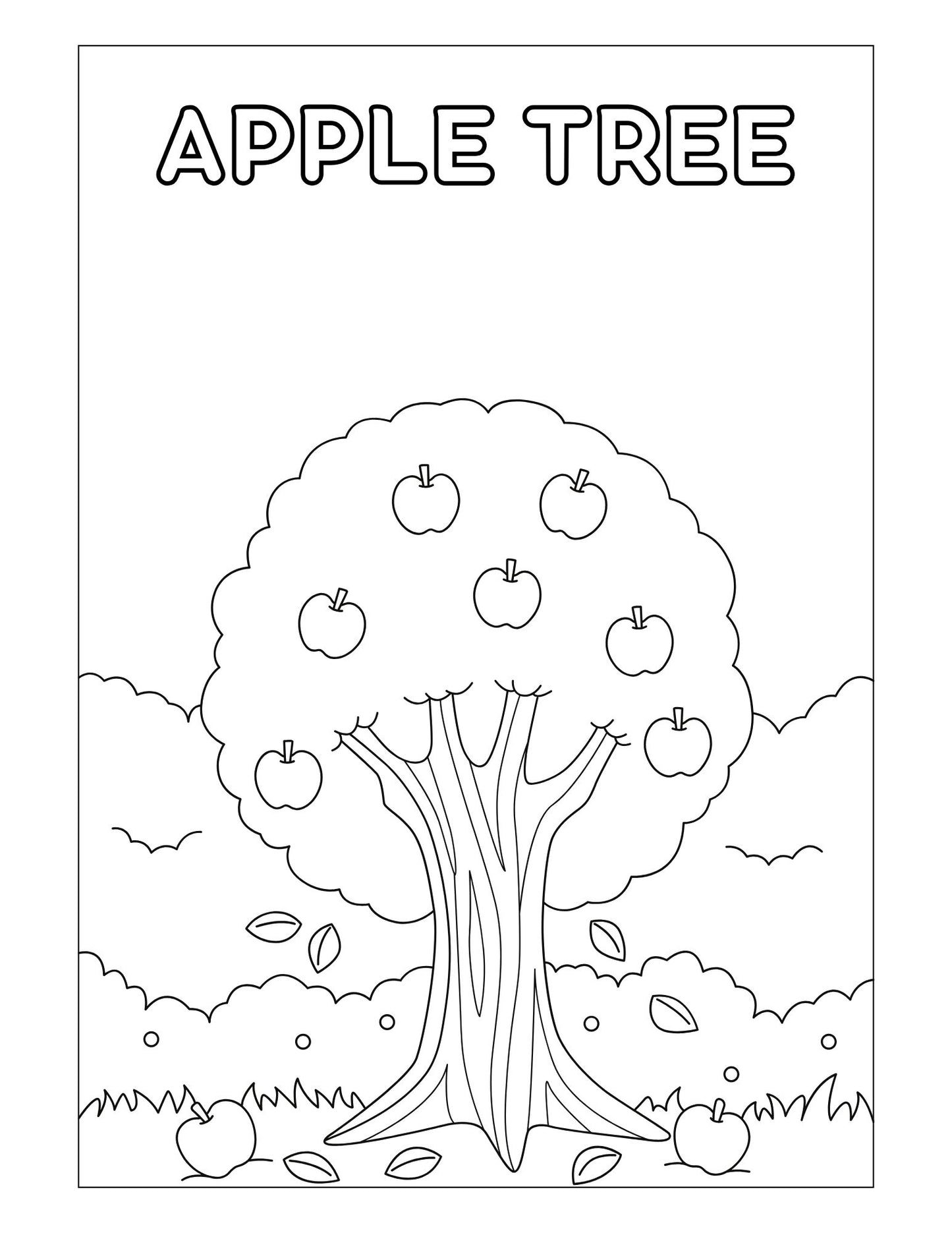 In The Garden Printable Coloring Sheets