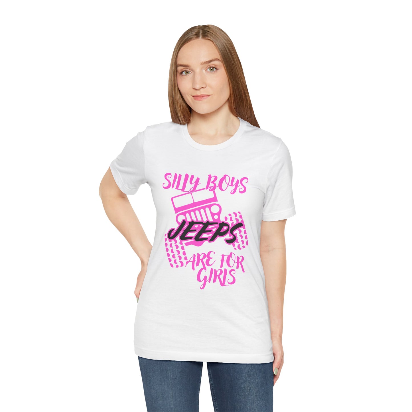 Silly Boys - Jeeps Are for Girls (Neon Pink)