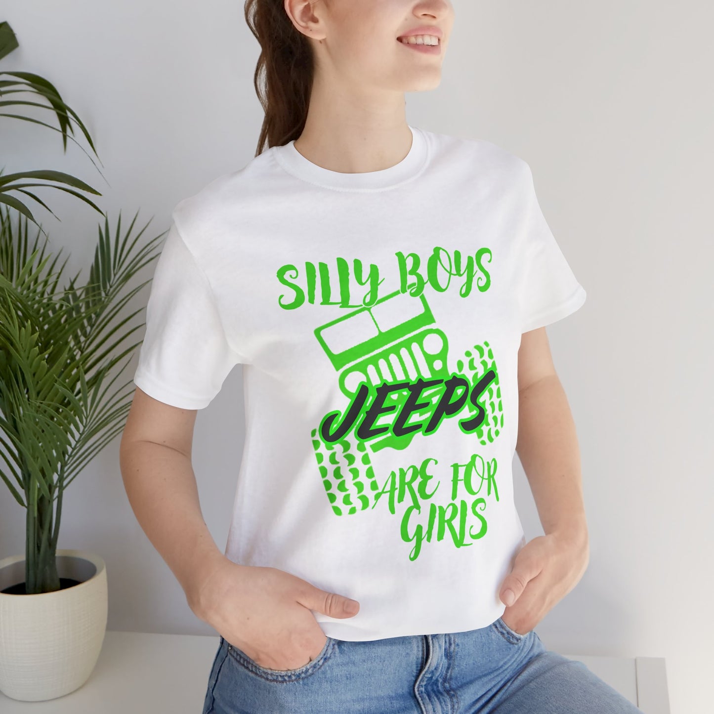 Silly Boys - Jeeps Are for Girls (Neon Green)