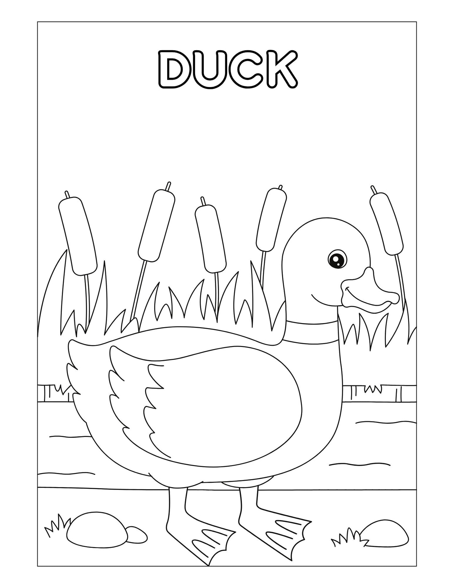 In The Garden Printable Coloring Sheets