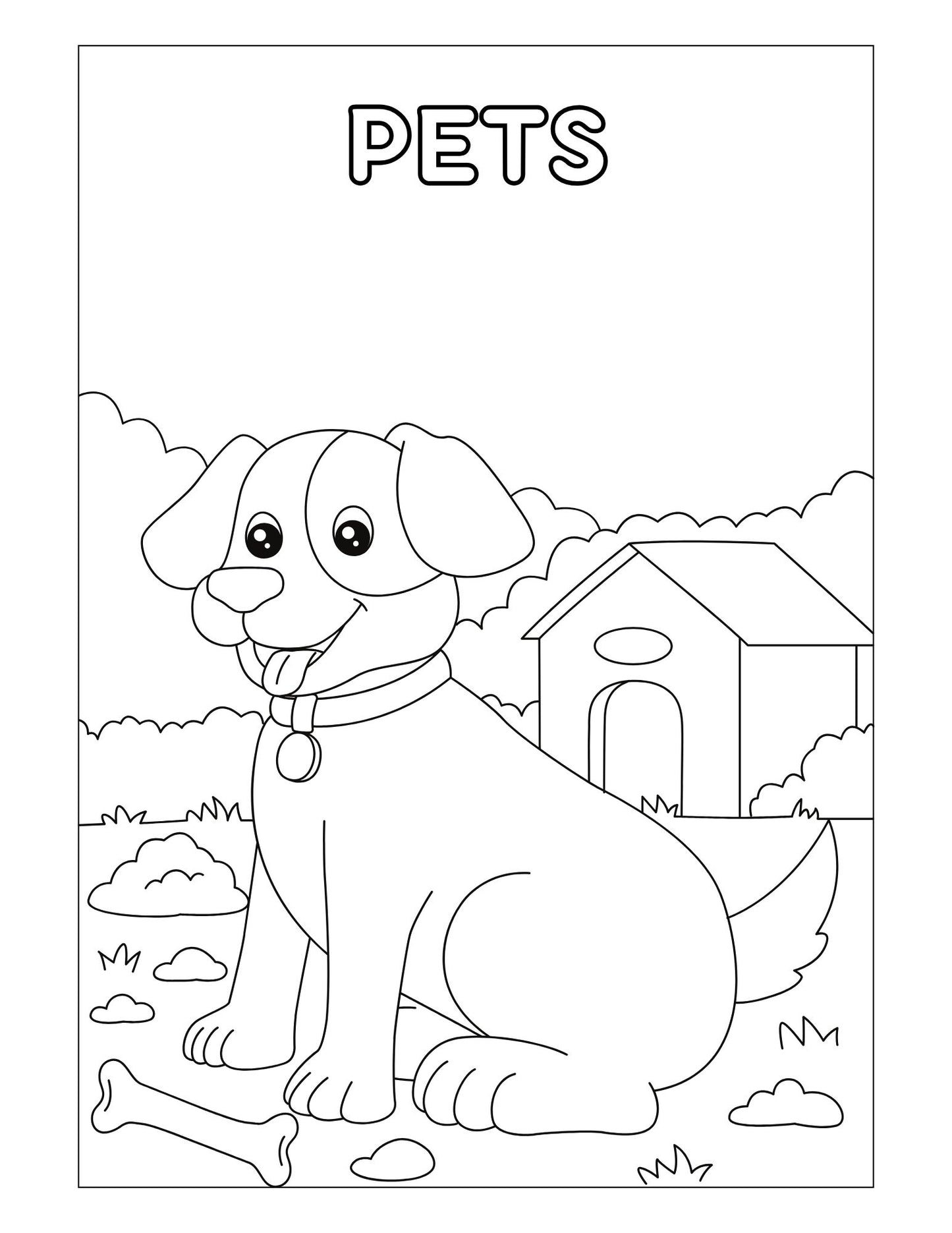 In The Garden Printable Coloring Sheets