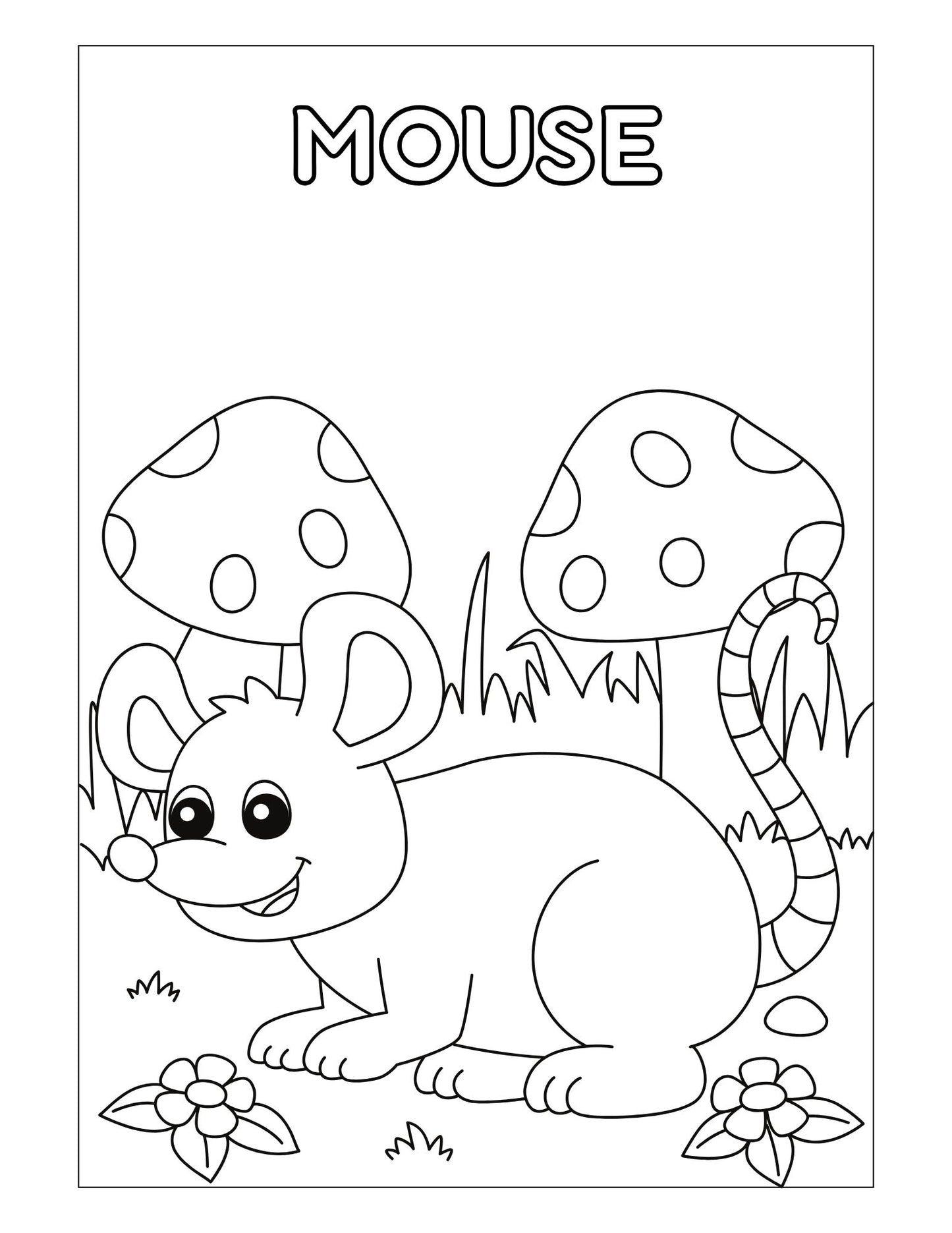 In The Garden Printable Coloring Sheets