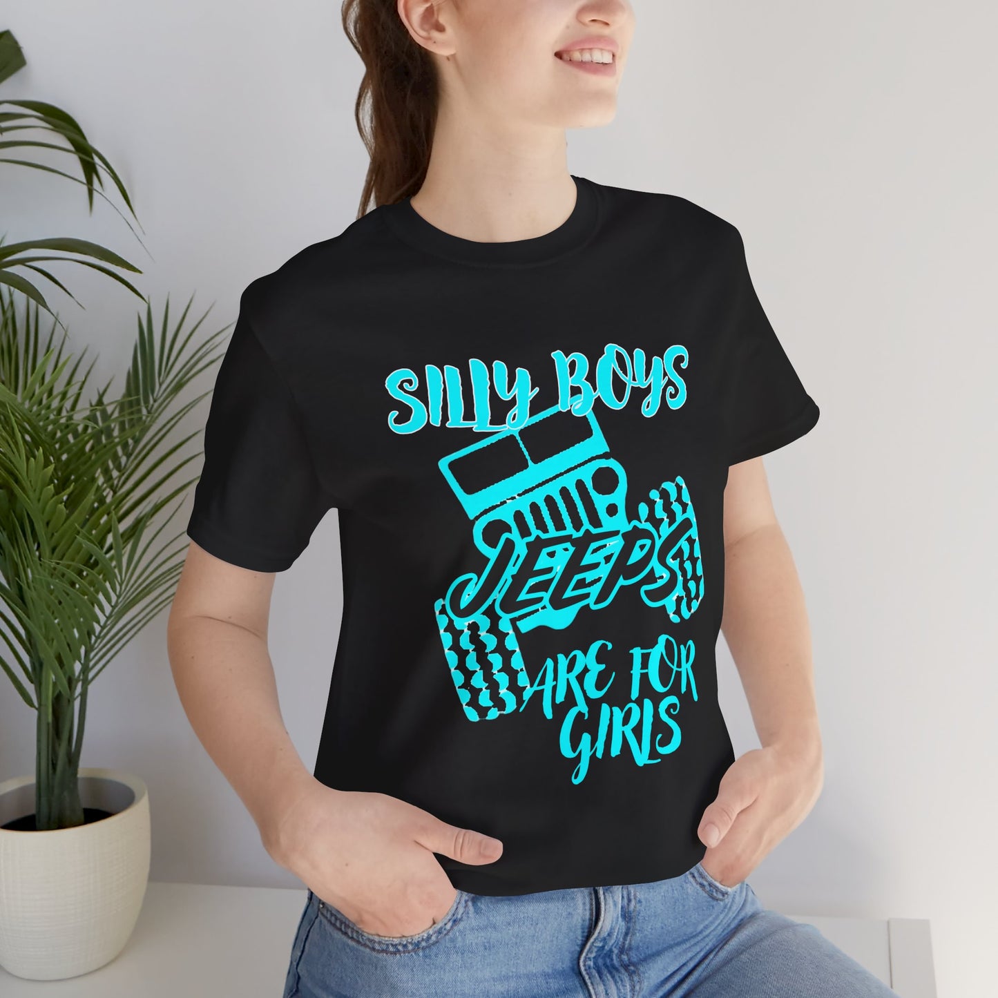 Silly Boys - Jeeps Are for Girls (Neon Blue)
