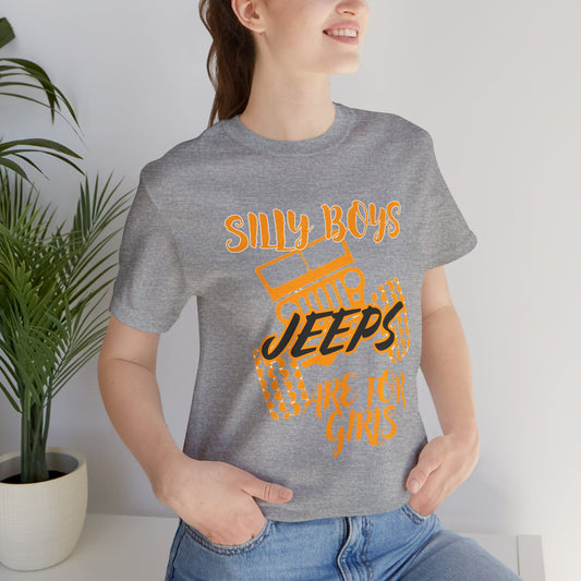 Silly Boys - Jeeps Are for Girls (Neon Orange)