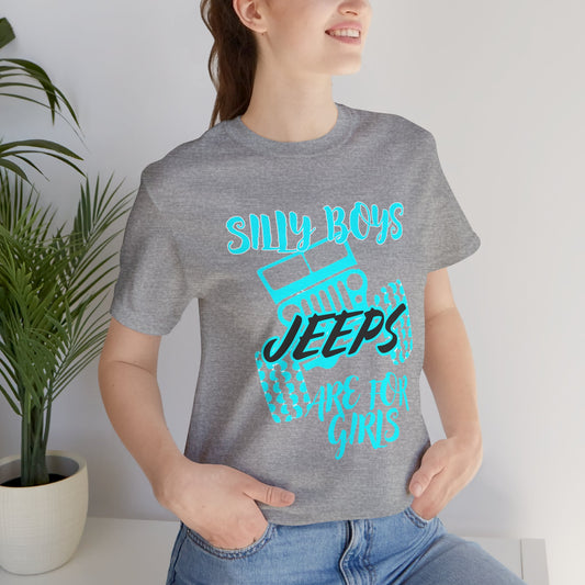 Silly Boys - Jeeps Are for Girls (Neon Blue)