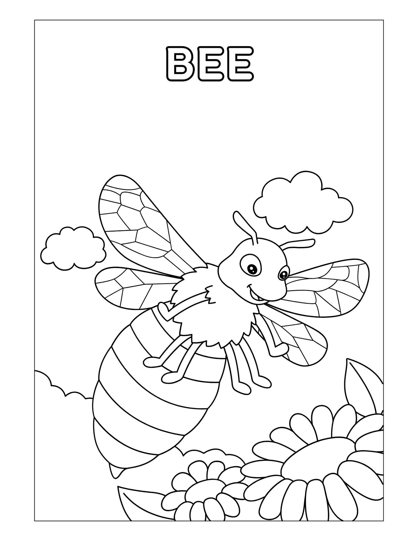 In The Garden Printable Coloring Sheets
